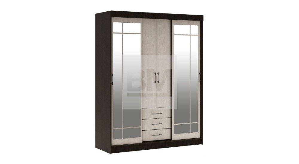 ШКАФ МАЭСТРО ЛАЙТ c фурнитурой