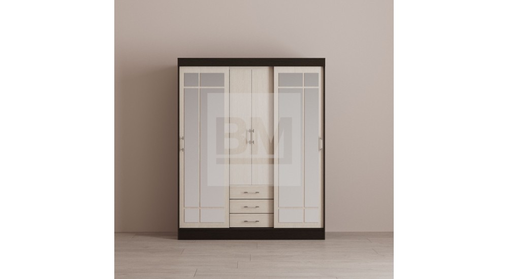 ШКАФ МАЭСТРО ЛАЙТ c фурнитурой