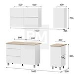 Кухонный гарнитур Токио 1,6м